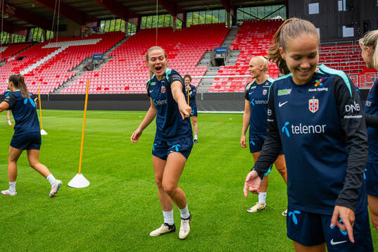 Marthine Østenstad of the Norwegian women's national football team
