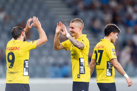 Besfort Zeneli, Sebastian Holmen and Arber Zeneli of