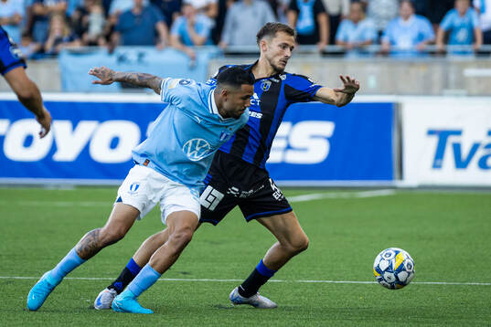 Malmö FFs Sergio Pena och Sirius Melker Heier