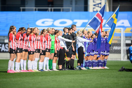 Throtturs och Lerums spelare ställer upp inför finalen i G16