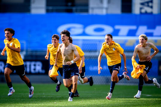  Norcals spelare jublar efter B16 finalen mellan Stjarnan och Norcal Premier PDP