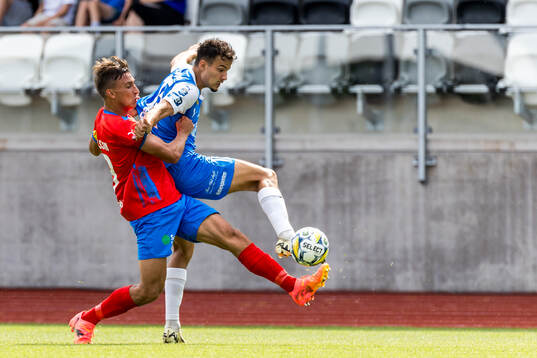 Helsingborgs Wilhelm Nilsson och IK Oddevolds Assad Al