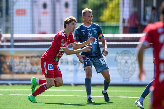 Skövde AIKs Hugo Engström och Brages Alexander