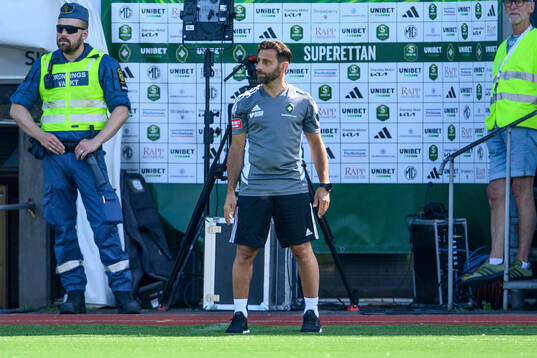 Skövde AIKs tränare Charbel Abraham