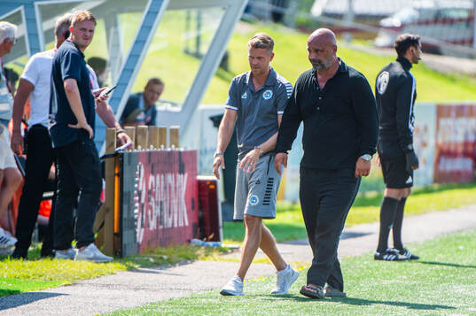 Utsiktens assisterande tränare Henrik Fridolvsson och