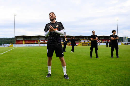 Simon Sandberg of Häcken celebrates