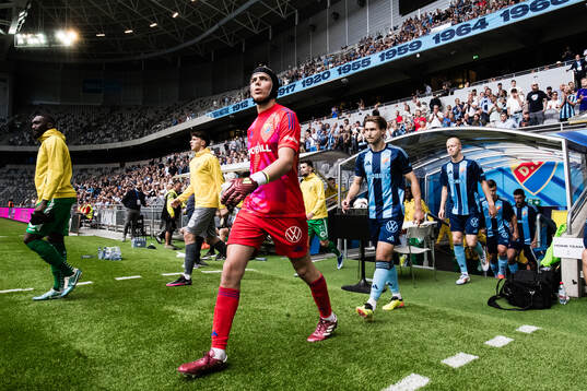 Goalkeeper Jacob Widell Zetterström of Djurgården