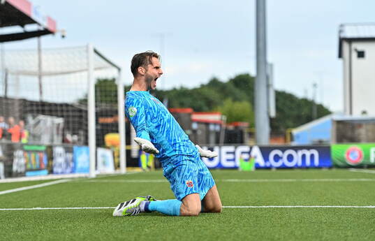 Norway goalkeeper Martin Børsheim celebrates