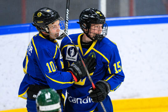 Christian Furuvik and Alex Hillström of Sweden celebrates