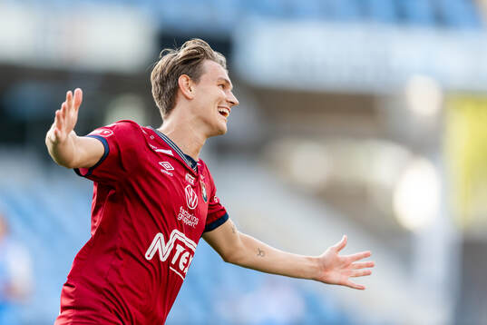 Örgrytes Noah Christoffersson jublar