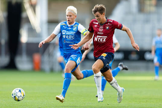 IK Oddevolds Philip Engelbrektsson och Örgrytes Noah