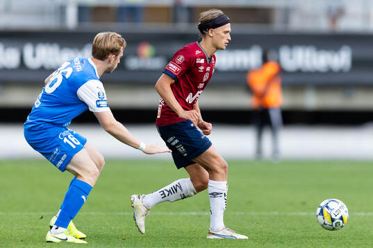 IK Oddevolds Noa Bernhardtz och Örgrytes Charlie Vindehall