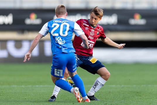 IK Oddevolds Adam Engelbrektsson och Örgrytes William