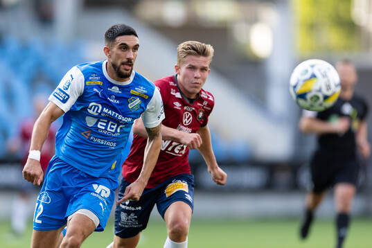 IK Oddevolds Daniel Krezic och Örgrytes Isak Dahlqvist