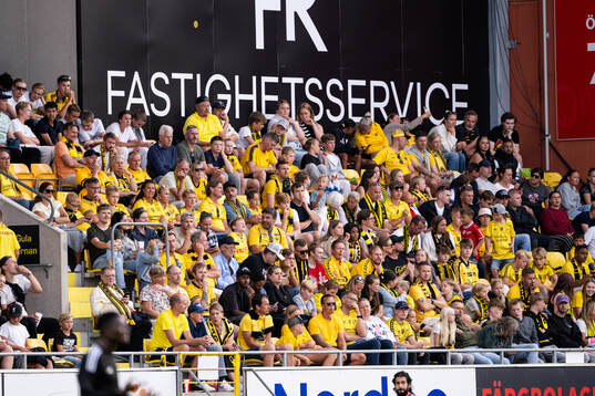 Spectators in the stands
