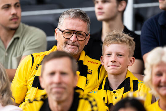 Spectators in the stands