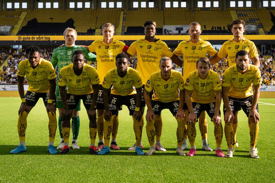 The starting eleven of Elfsborg