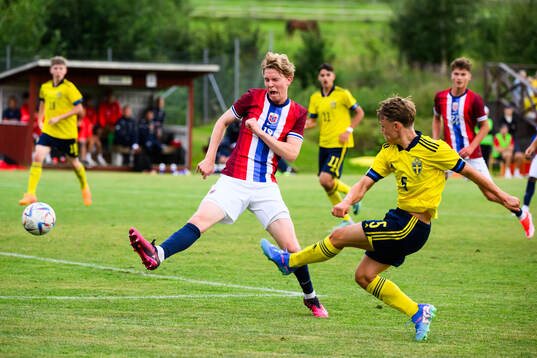 Norges Leander Bjerke och Sveriges Filip Öhman