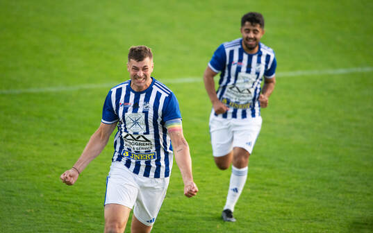 IFK Karlshamns Karl Lindqvist jublar