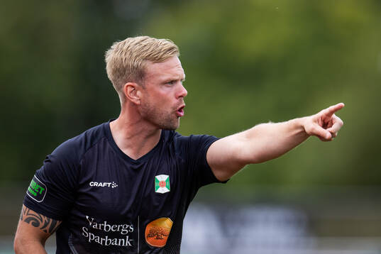 Varbergs tränare Viktor Salwén
