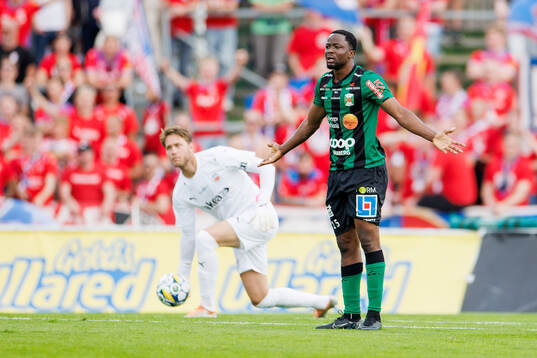 Varbergs Azeez Temitope Yusuf reagerar