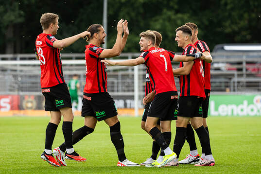 Brommapojkarnas Ludvig Fritzson, Nikola Vasic och Frederik