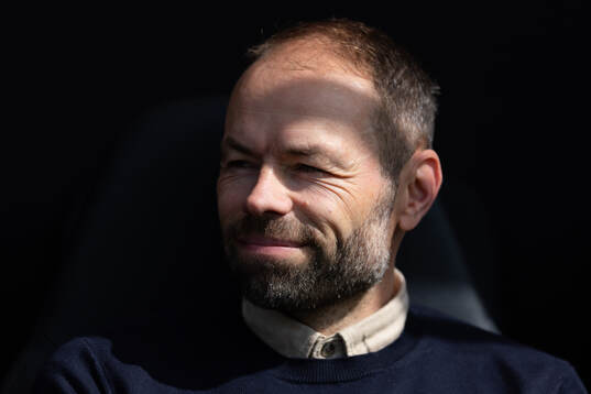 IFK Norrköpings tränare Andreas Alm innan fotbollsmatchen i Allsvenskan mellan GAIS och IFK Norrköping den 3 augusti 2024 i Göteborg. 