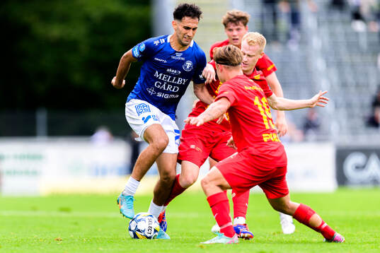 Trelleborgs Hady Saleh Karim och Landskronas David