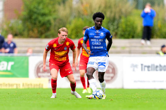 Landskronas Adam Egnell och Trelleborgs Samuel Asoma