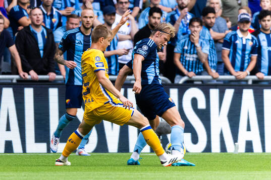 IFK Göteborgs David Kjær Kruse och Djurgårdens Tobias