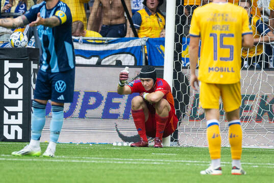 Djurgårdens målvakt Jacob Widell Zetterström