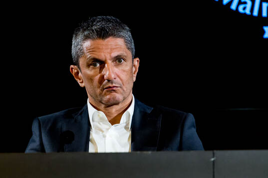 Head coach Razvan Lucescu of PAOK