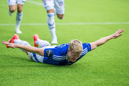 Kristian Eriksen of Molde celebrates