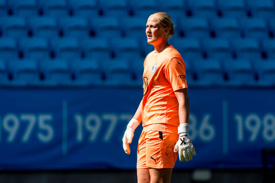 Malmö FFs målvakt Kathrine Østergaard Larsen