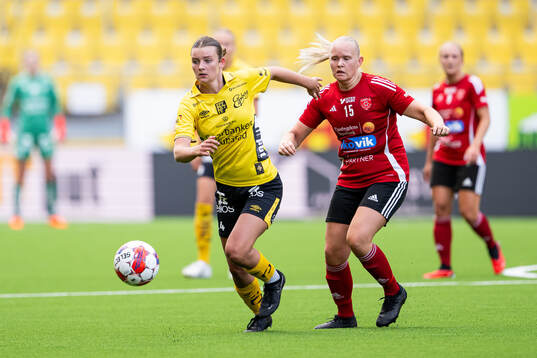 Elfsborgs Ida Backlund och Tjust IFs Kristin Oskarsson