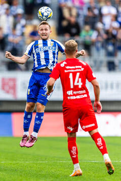 IFK Göteborgs Jonas Bager och Värnamos Gustav Engvall