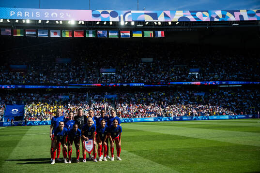 The starting eleven of USA