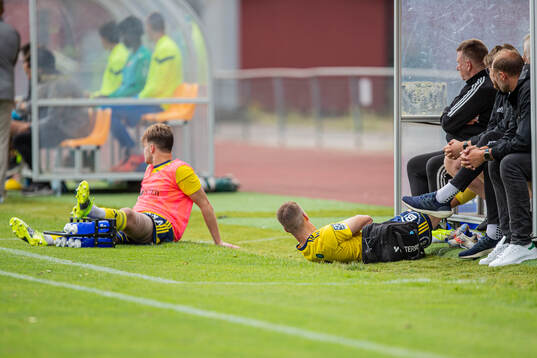 Ängelholms Johan Gudmundsson och Vilgot Carlsson skadades