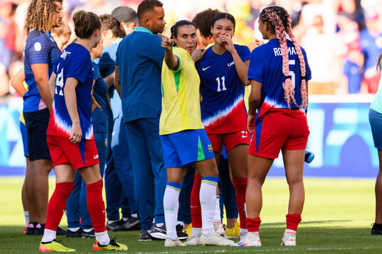 Marta of Brazil of Brazil, Sophia Smith and Trinity Rodman