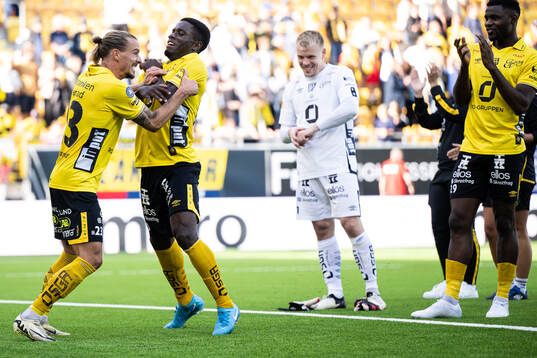 Elfsborgs spelare jublar