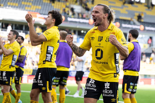 Elfsborgs Niklas Hult jublar