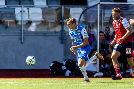 IK Oddevolds Gustav Forssell och Sandvikens IFs Emil