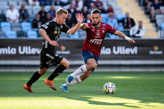 Örebros Valgeir Valgeirsson och Örgrytes Erion Sadiku