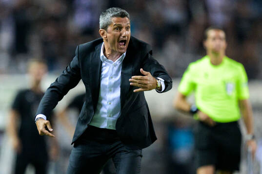 Head coach Razvan Lucescu of PAOK