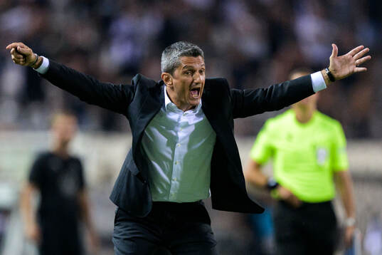 Head coach Razvan Lucescu of PAOK