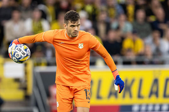 Goalkeeper Martin Zlomislic of Rijeka