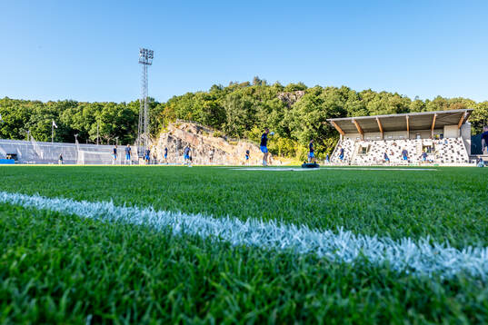 Oddevolds spelare värmer upp
