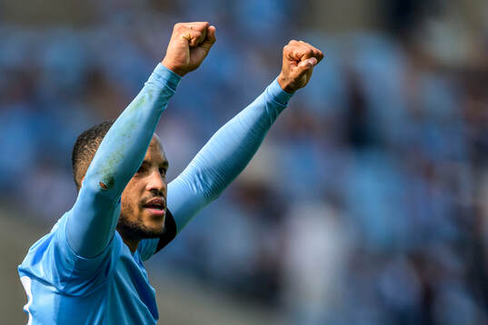 Malmö FFs Martin Olsson jublar