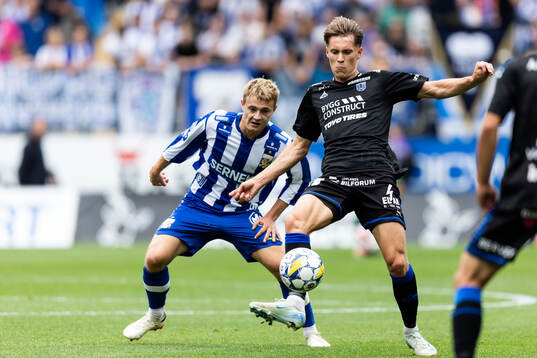 IFK Göteborgs David Kjær Kruse och Sirius Marcus Lindberg