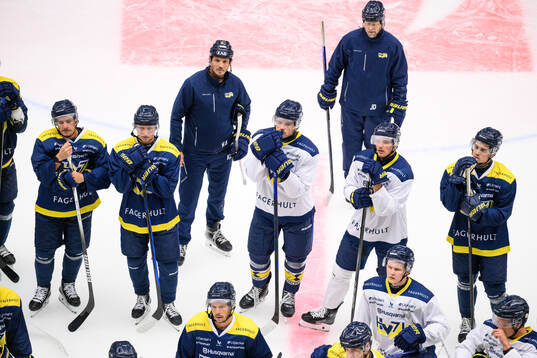 Andre Petersson, Olle Alsing, skillstränare Kris Beech,